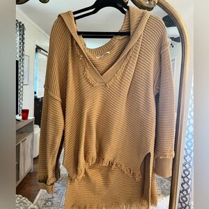 Peach love oversized tunic.